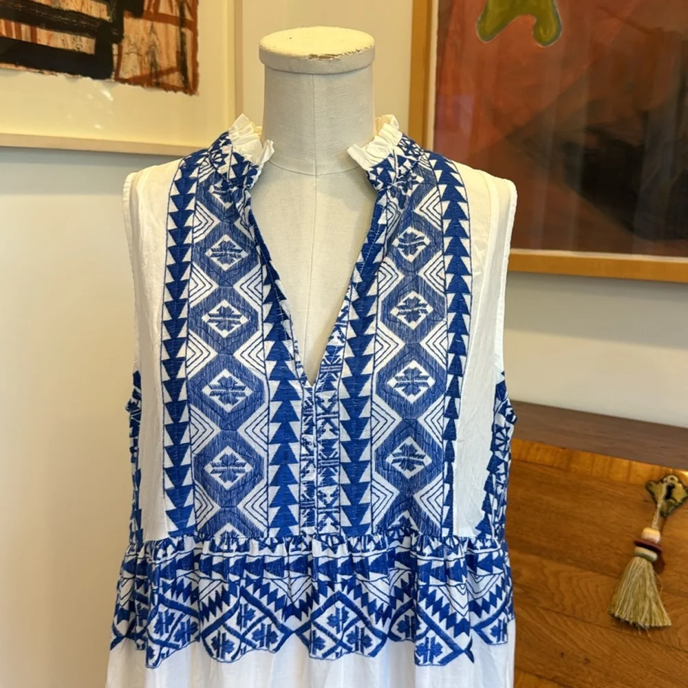 Greek Archaic Kori Long Dress - Picture 2 of 6